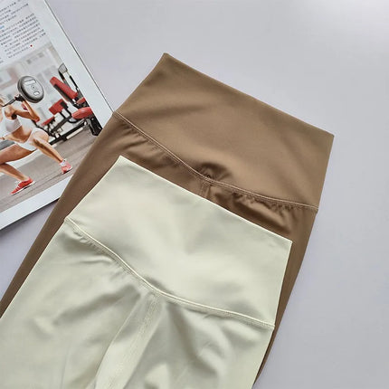 High Quality Sport Leggings For Women High Waist Yoga Leggings Soft Breathable Sports Tights Leggings Fitness Gym Elastic Pants
