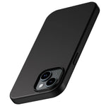 Luxury Matte Silicone Soft Case For iPhone 17 Air 16 15 14 Plus 13 12 Mini 11 Pro Max XR Ultra Thin Solid Black Cover
