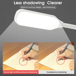 7 LED Book Light USB Rechargeable Reading Light 3-Level Warm Cool White Daylight Portable Flexible Easy Clip Night Reading Lamp