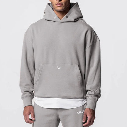 Mens Brand Fitness Long Sleeve Sports Hoodie Bodybuilding Workout Casual Pullover Sweatshirts Male Coat Tracksuit Gym Clothing