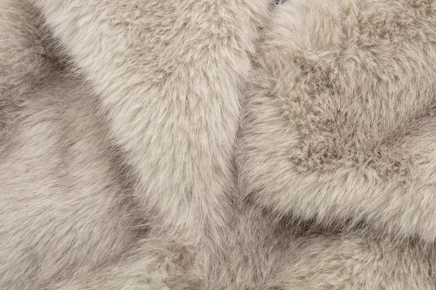ZADATA Women's 2023 Winter New European and American Style Artificial Fur Effect Short Jacket 4360240 712