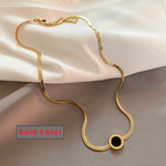 Classic Fashion Stainless Steel Roman Digital Wafer Pendant Necklace 2025 Fashion Jewelry Christmas Party Women's Sexy Necklace