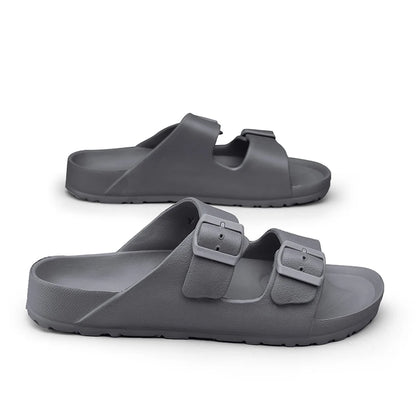 Summer Adjustable Soft Slides Slippers For Men Flat EVA Slippers Lightweight Anti Slip Slippers Size 35-47 48 49  Dropshipping