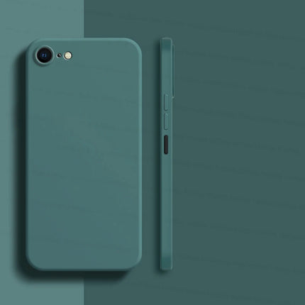 For iPhone 8 Case For iPhone SE 2022 2020 7 8 Cover Case Luxury Shockproof Soft TPU Liquid Silicone Phone Back Case For iPhone 8