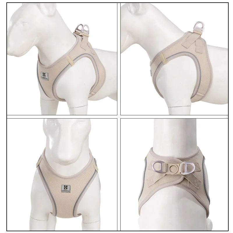 Dog Harness Leash Set for small medium dog Adjustable Reflective Puppy Cat Harness pet Vest Chihuahua Yorkies Outdoor Walking