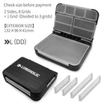 LUREHOLIC Fishing Tackle Boxes for Lure Accessories Storage Snap, Swivel, Jig Head, Hooks, Aji Lure Baits,Tungsten Weights, etc