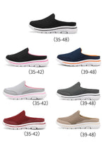 2024 Summer new breathable mesh shoes outdoor non-slip walking shoes comfortable sandals men half slippers casual loafers 35-48