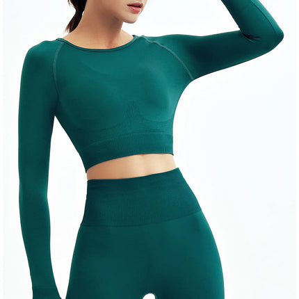 WAREBALL 2/3/4pcs Seamless Yoga Set Gym Clothes Sportswear Yoga Suits For Women Fitness Set Tracksuits Sports Bra Gym Leggings