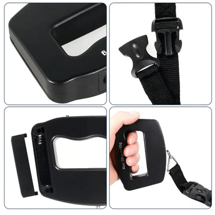 50kg/10g Digital Luggage Scale Electronic Portable Suitcase Travel Weighs With Backlight Electronic Travel Hanging Scales