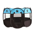 Foldable cats, dog kennels, cats, dogs, delivery rooms, pets, octagonal cages, breathable fences, tents, claw-resistant