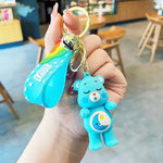 Cartoon Care Bears Movie Ii: A New Generation Popular Accessories, Love Bear Doll Keychains Couple Pendants Halloween Gift