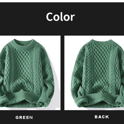 Brand Christmas Sweaters Men Crewneck Sweater Men Pullover Jumpers Fashion Clothing Autumn Winter Tops Male Knitted Sweatshirts