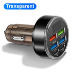 Total 100W Car Charger 6 Ports USB C Charger PD Fast Charging for iPhone 15 14 13 Pro Max Xiaomi 14 13 Samsung