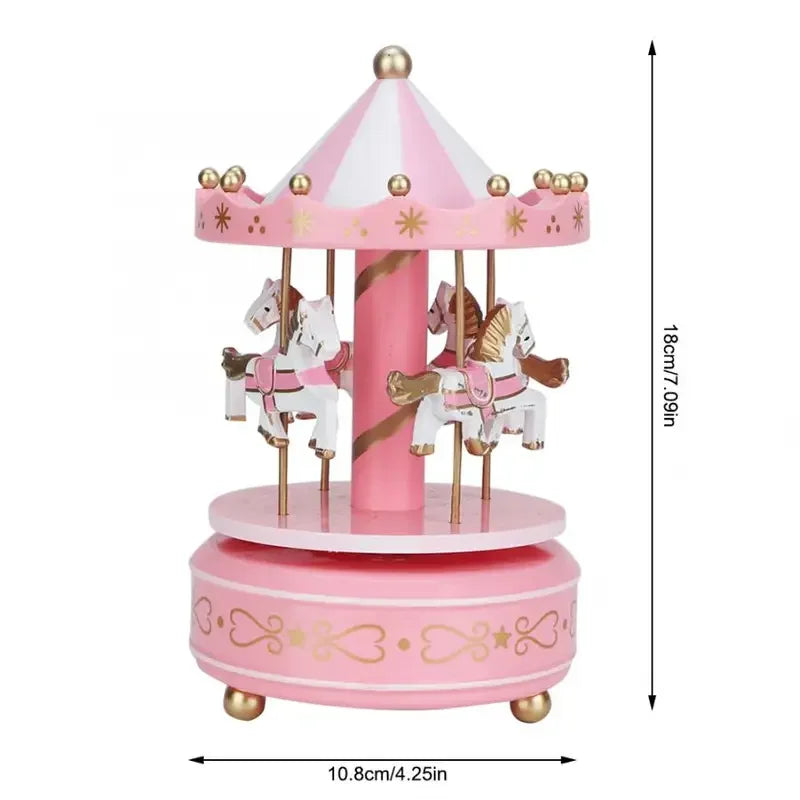 Carousel Music Box, Children's Music Box, Creative Toys, Cake Baking Decoration, Christmas Decoration, Birthday Gift