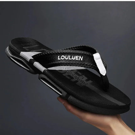 High Quality Fashion Men Flip Flops Summer Beach Flip Flops Men Casual Breathable Antiskid Beach Slippers Men Summer Outdoor
