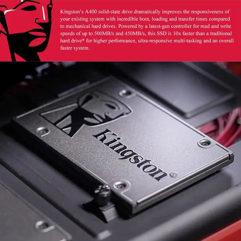 Kingston 960GB Sata SSD A400 SATAIII 2.5Inch 480GB SSD Hard Drive Disk HDD Solid State Drive Disco SSD 240GB Notebook PC