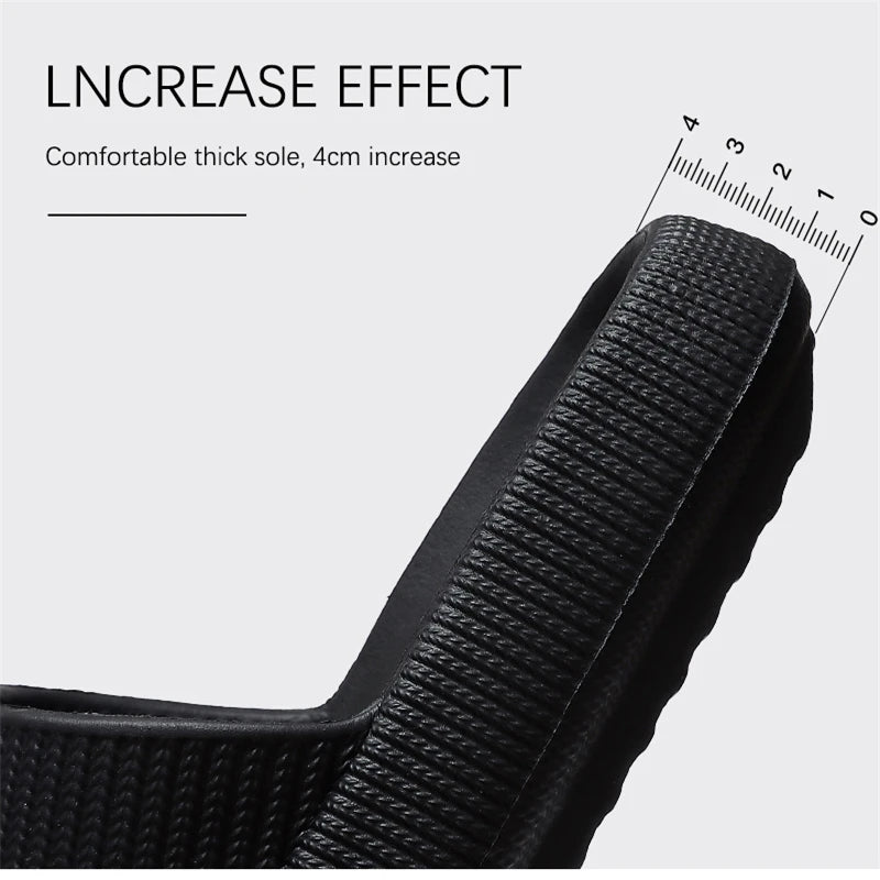 Cloud Cushion Slides Fashion Women Summer Soft Slippers Thick Platform Bathroom Home Men Indoor Non-slip Anti-slip Female
