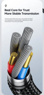 Toocki USB Type C Cable 100W Fast Charging 6A Type C Cable for Xiaomi Huawei P30 P40 Samsung POCO Realme Oneplus Data Wire