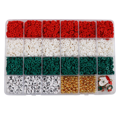 1 Set  Multi-Size  ABS Pearl Bead And  Polymer Clay Beads For DIY Crafts Merry Christmas  Gift  Sewing Decor BeadB0146