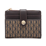 Fashion Classic Retro Men'S and Women'S Universal Wallet Letter Printed Portable Card Bag Zero Wallet Wallet