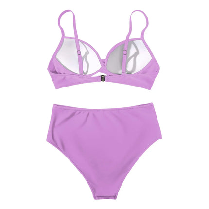 Vintage High Waist Bikinis 2025 Women Push Up Swimwear Printed Swimsuit Female Beachwear Summer Bathers Bathing Suit Swimming