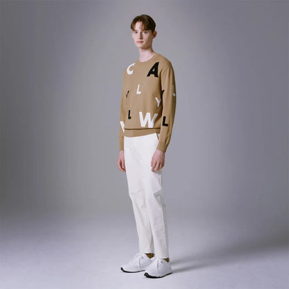 CALLAWAY High-end Men's Knitted Sweater! New Style! Luxury Brand Letter Golf Apparel, Trendy Design, A Must-have for Autumn!