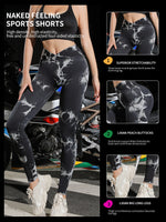 Tie Dye Fitness Legging Woman Push Up Workout Sport Leggings Women Scrunch Butt Female Outfit Gym Seamless Legging Pants