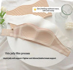 Women's bra strapless underwear thin non slip non marking invisible collection breast supplement jelly bra