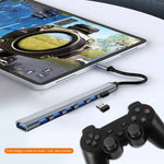 USB HUB Type C 3 0 USB-A Hub Splitter 7 Port USB3.0/2.0 With USB-C 5Gbps High Speed Data Transmission For PC Laptop Macbook
