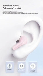 T2 tws Wireless Bluetooth Headset Transparent ENC Headphones LED Power Digital Display Stereo Sound Earphones for all smartphone