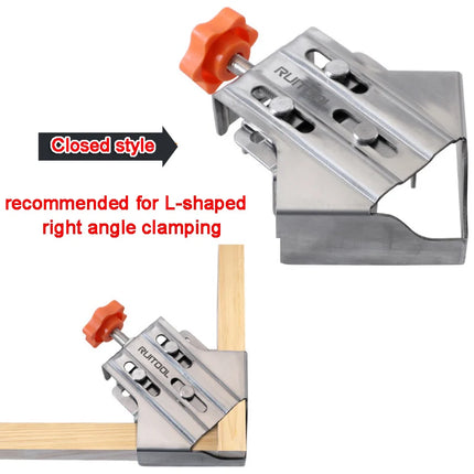 90 Degree Positioning Squares Right Angle Clamps for Woodworking Corner Clamp Carpenter Clamping Tool for Cabinets