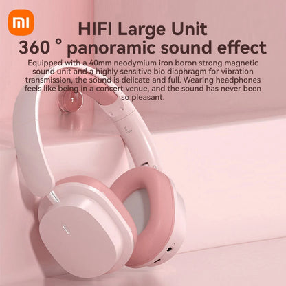 Xiaomi New Wireless Headphones Bluetooth 5.3 Headset Head Mounted Noise Cancelling Headband Sport Earbuds Earphones For Running