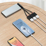 1 in 2 Out USB HUB Car Usb Splitter Cable Multifunction Adapter Cord Charging Cable for Iphone Android Smart Phone for Xiaomi