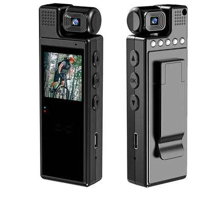 JOZUZE 1.3inch Screen 1080P Sports HD Mini Camera Portable Digital Video Recorder BodyCam Infrared Night Vision Police Camcorder