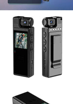 JOZUZE 1.3inch Screen 1080P Sports HD Mini Camera Portable Digital Video Recorder BodyCam Infrared Night Vision Police Camcorder