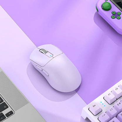 X3 PixArt PAW3395 Mouse 2.4G Bluetooth Tri-Mode Connection, 26000dpi, 650IPS, 49g Lightweight Macro Gaming Mouse