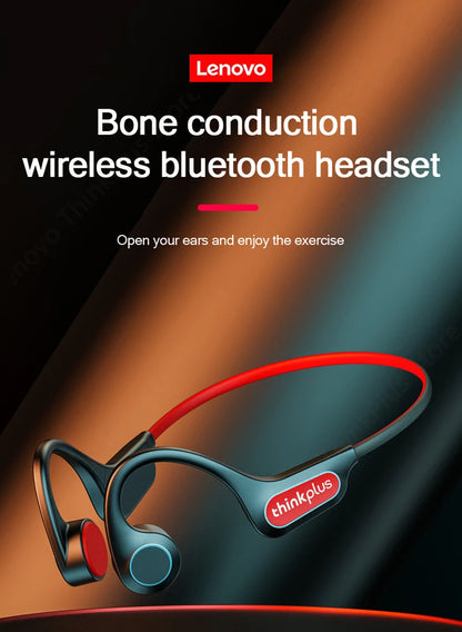 Lenovo X4 X5 X3 Pro Bone Conduction Earphones Wireless Headphones Bluetooth Earphones Headset Hifi Wireless Earbuds