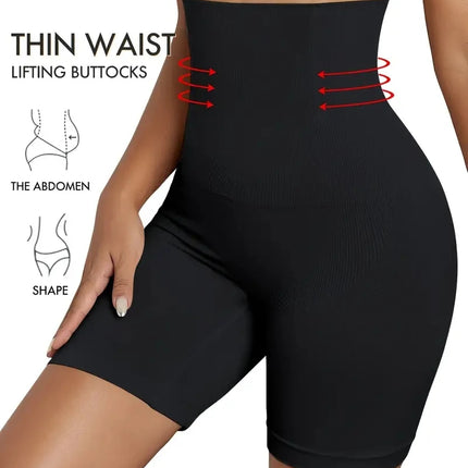 High Waist Shaping Boyshort Panties, Tummy Control Butt Lifting Slim Shorts, Women's Underwear & Shapewear