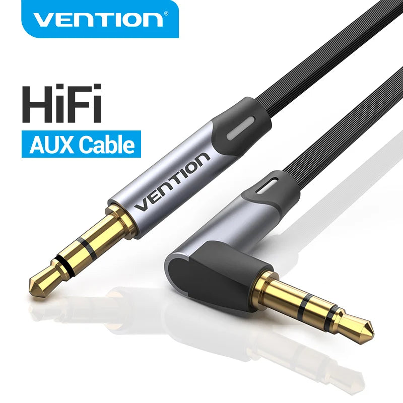 Vention Jack 3.5mm Aux Cable Male to Male 3.5mm Audio Cable Jack for JBL Xiaomi Oneplus Headphones Speaker Cable Car Aux Cord