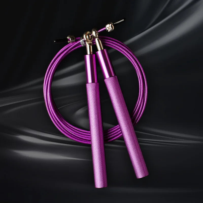 Steel wire skipping rope fitness sports equipment bearings skipping rope middle school students training aluminum alloy
