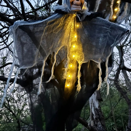 Halloween decoration skeleton ghost with LED, Halloween decoration ghost String Lights for Outdoor and indoor Use in Gardens
