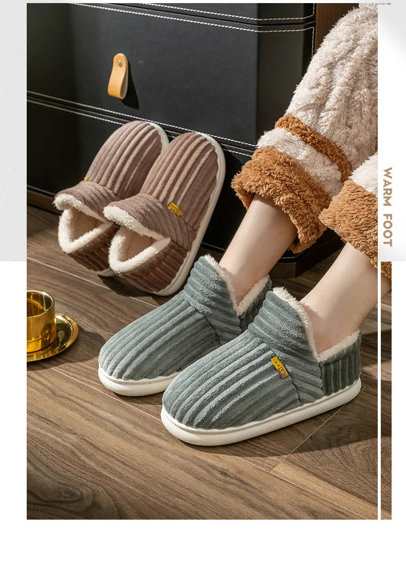 Asgard Classic Plush Slippers For Women Winter 2024 New Outdoor Fluffy Warm Boots Leisure Cotton Shoes Indoor Cozy Home Slides