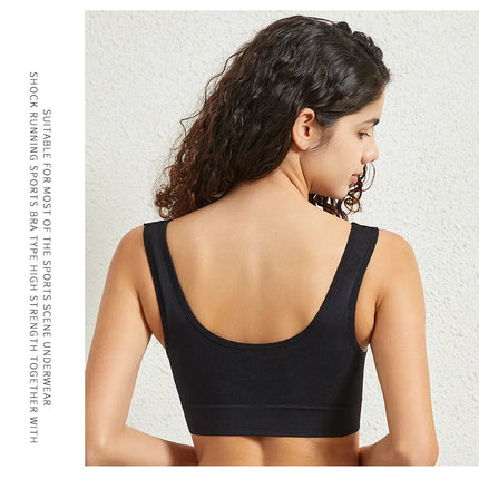 Women's S-5XL Seamless Bra Push-Up Sports Bra Non-wire Crop Tops Solid Color Sexy Lingerie No Pads Breathable Female Brassiere