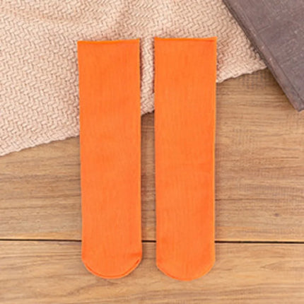 Winter Warm Solid Women Socks Thicken Thermal Socks Wool Cashmere Black Skin Seamless Snow Sock Velvet Unisex Socks