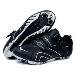 Men Cycling Sneakers MTB Shoes Anti Slip Breathable Clip Mountain Bike Footwear Self-Locking SPD Cleat Cycling Shoes for Shimano