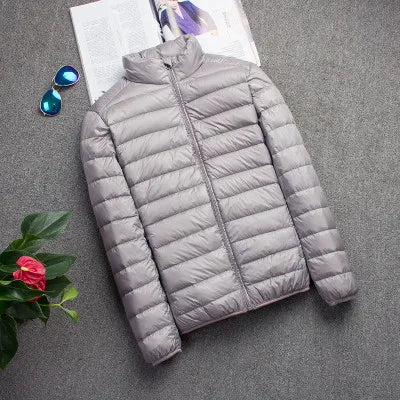 New autumn and winter Down jacket men's fashion hooded super light warm slim coat Down jacket men's coat
