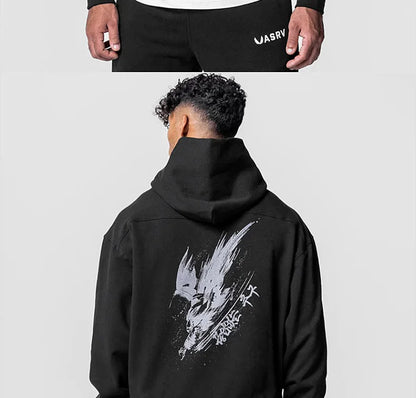 Mens Brand Fitness Long Sleeve Sports Hoodie Bodybuilding Workout Casual Pullover Sweatshirts Male Coat Tracksuit Gym Clothing