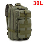 QT&QY 30/50L Tactical Backpacks Man Traveling Bags Survival Outdoor 3P Assault Pack EDC Molle Pack hiking Trekking Hunting Bag