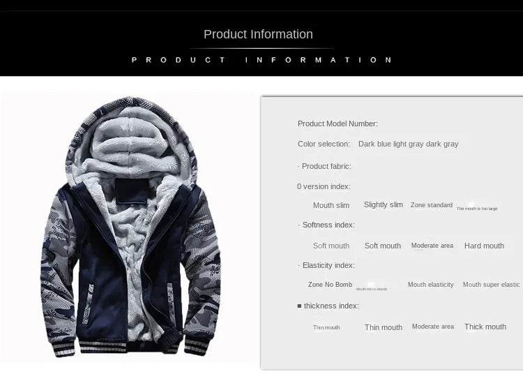 Prowow Quick sell popular winter men's casual sports cardigan sweater jacket with plush and thick insulation sweater