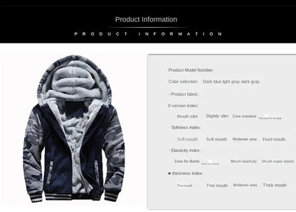 Prowow Quick sell popular winter men's casual sports cardigan sweater jacket with plush and thick insulation sweater